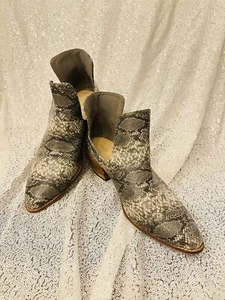 Arider Girl Snakeskin Ankle Boots Women’s Sz 10 Sz 41 - Picture 1 of 7