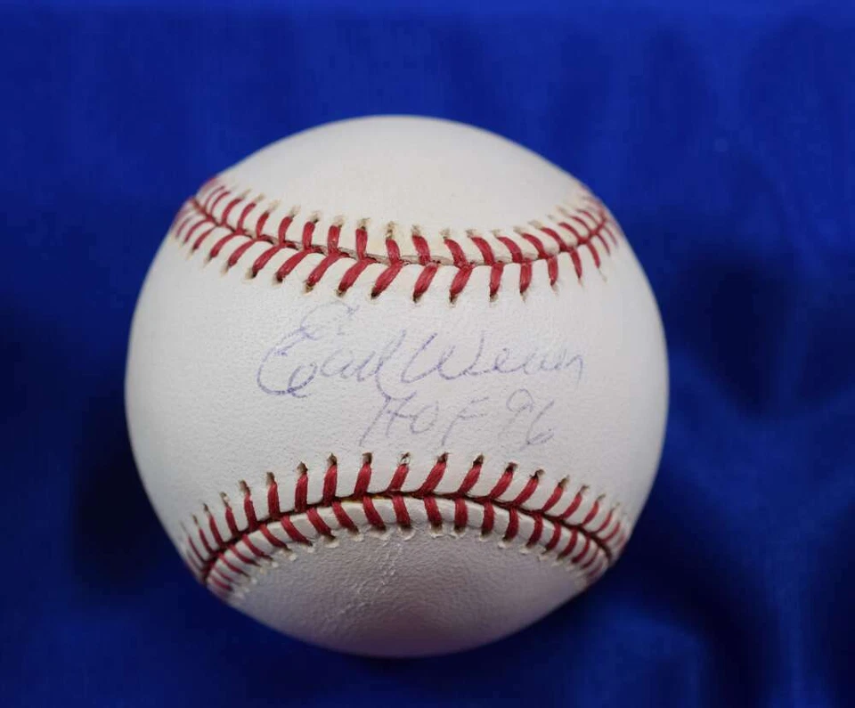 Earl Weaver HOF 96 PSA DNA Coa Autograph Major League OML Signed Baseball - Image 1 of 1