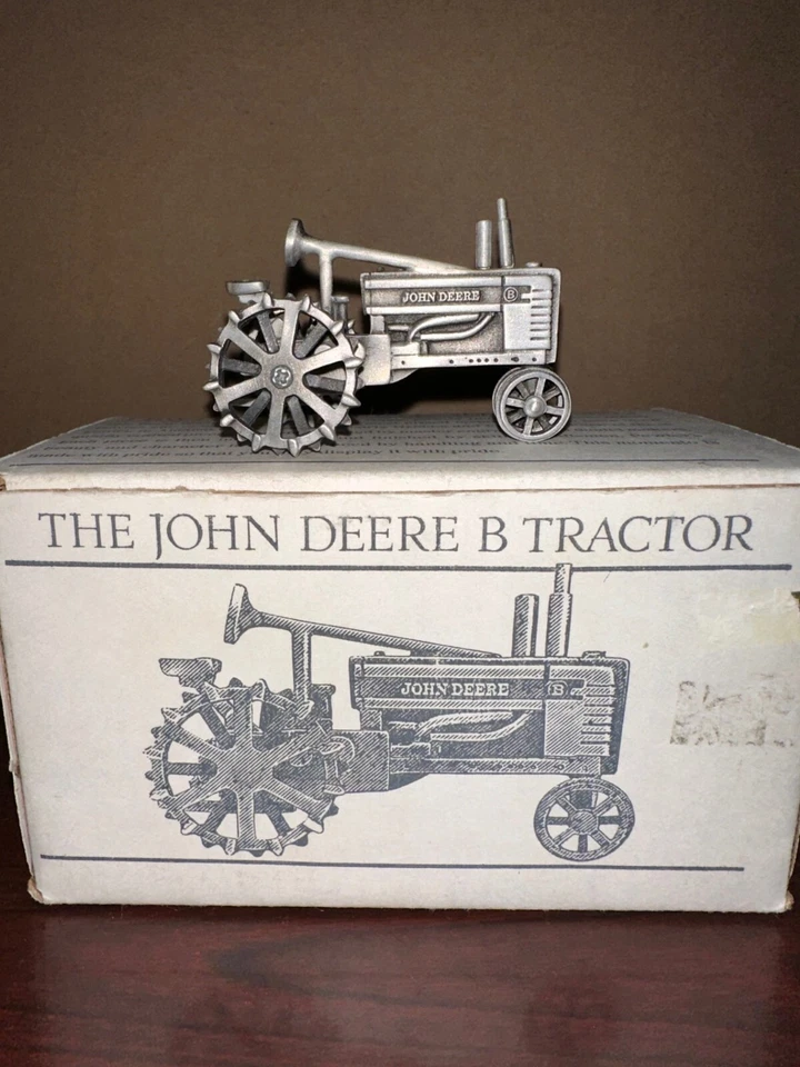 Spec Cast Pewter John Deere B Tractor RARE JDM-002 #402 - Image 1 of 1