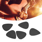 5X Guitar Picks For Acoustic Folk Pvc Musical Instrument Gifts 0.71Mm Black Eob
