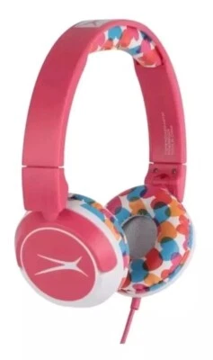 Altec Lansing Kid's Wired Over-Ear Headphones - Hearts/Pink Ages 3-5 - Image 1 of 4