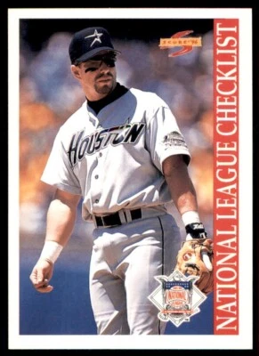 1996 Score #269 Checklist Jeff Bagwell - Image 1 of 2