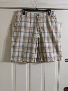 Izod Mens Shorts Size 34 Bold Plaid Great Condition - Picture 1 of 6