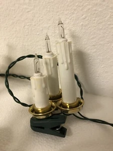Kurt Adler Drip-N Candle Clip-On 15 Bulb Tree Lights UL-120V All Work * No Box - Picture 1 of 11
