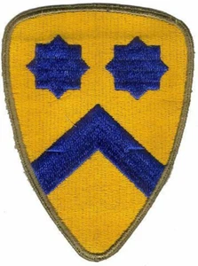 PARCHE DE UNIDAD DE SEGUNDA DIVISIÓN DE CABALLERÍA DEL EJÉRCITO DE ESTADOS UNIDOS SEGUNDA GUERRA MUNDIAL - ORIGINAL Y SIN PUBLICAR - Imagen 1 de 1