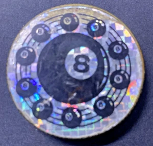 8 KUGEL HEAVY METAL MESSING POG SLAMMER - 1990er - Bild 1 von 2