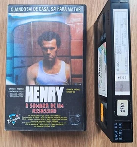 Henry: Portrait of a Serial Killer ORIGINAL VHS '91 PORTUGAL Slasher Cult Horror - Picture 1 of 3
