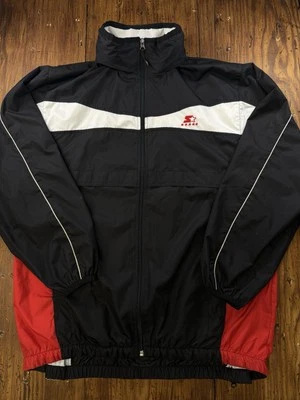 🔥Vintage🔥Chaqueta cortavientos ligera Starter talla M Chicago Bulls Colorway Foto 1 de 4