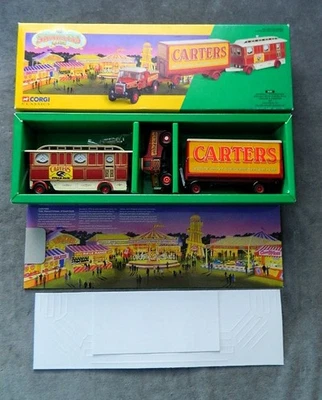 Corgi Scammell Highwayman Ballast w/Closed Pole Trailer & Caravan Carters Fair - Image 1 of 4