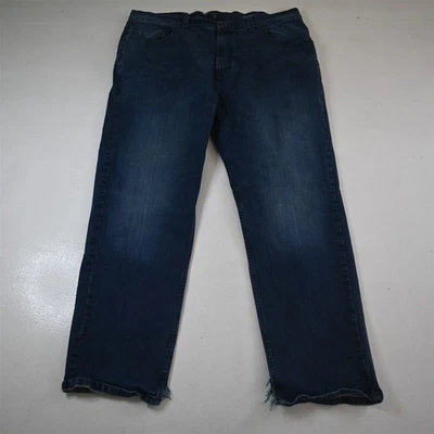 Pantalones de mezclilla elásticos lavados oscuros elásticos calce relajado Nautica 44x32 para hombre Foto 1 de 4