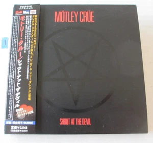 MOTLEY CRUE- SHOUT AT THE DEVIL CD JAPAN LIMITED EDITION 1999 MINI LP POCP-9187 - Picture 1 of 7