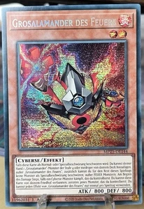 Grosalamander Des Feuers (MP25-DE144) Secret Rare Yugioh! 1. Auflage 2025 Tin - Bild 1 von 6