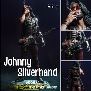 JOHNNY SILVERHAND Cyberpunk 1:6 1:9 1:12 model kit Unpainted Unassembled CA3D - Picture 1 of 20