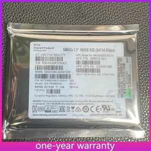 HPE/Samsung NEW 2.5" 960GB SATA 6G G10 Server SSD Replace P04564-B21 P05321-001 - Picture 1 of 4