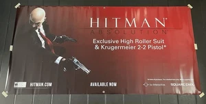 Hitman Promo Display Vinyl Grommet Banner LARGE 3’x6’ Store Display - RARE! - Picture 1 of 7