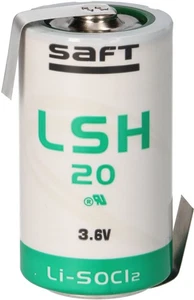 Saft Lithium 3,6V Batterie LSH 20 D - Zelle mit Z-Lötfahne - Imagen 1 de 7