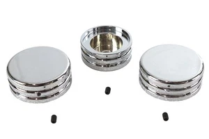 39mm Fork Stem Nut Cover Flat Top Style fits Harley Davidson - Picture 1 of 4