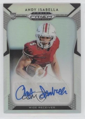 2019 Panini Prizm Draft Picks Silver Andy Isabella #280 Rookie Auto RC - Image 1 of 2