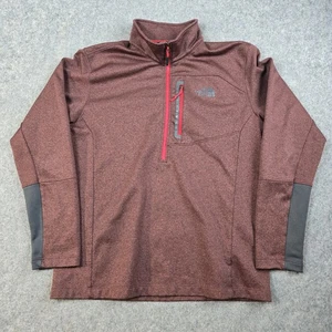 North Face Pullover Mens Large Half Zip Fleece Hiking Athletic Jacket Outdoor - Picture 1 of 9