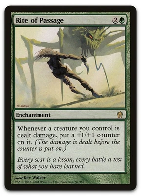 Rite of Passage #91 (NM) Fifth Dawn 5DN Magic MTG - Image 1 of 2