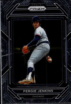 2023 Panini Prizm Blue Ice Fergie Jenkins Chicago Cubs #290 - Image 1 of 2