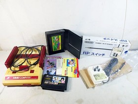 Nintendo Famicom Console with RF Switch and 2 Games Set