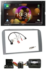JVC DAB Lenkrad 2DIN Bluetooth USB Autoradio für Alfa Romeo 147 GT 04-10 silber - Bild 1 von 11