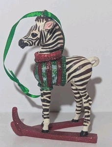 Danbury Mint Zebra The Baby Animals Ornaments Christmas Holiday  - Bild 1 von 5