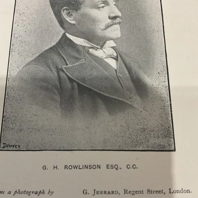 GLOUCESTERSHIRE 1895 G H ROWLINSON - Kohlebergbau Gewerkschaft  - Bild 1 von 3