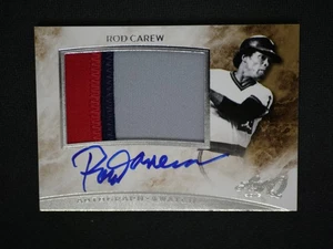 2017 Leaf Q #AM-RC1 Rod Carew Flashback 2015 Autograph Memorabilia Silver - Picture 1 of 2