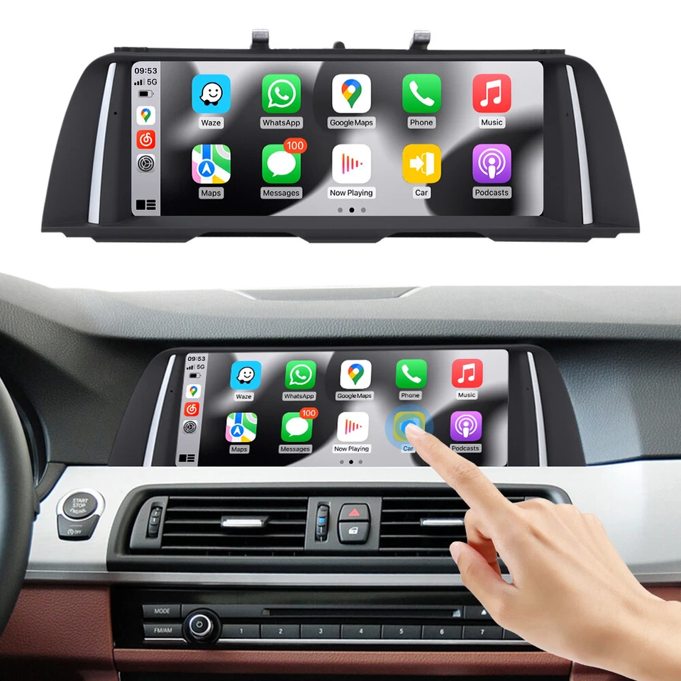 For BMW NBT 5 Series F10 F11 F18 10.25' Wireless CarPlay AndroidAuto Touchscreen - Изображение 1 из 4