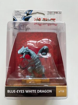 Boneco de ação Yu-Gi-Oh Blue-Eyes White Dragon novo em folha lacrado de fábrica 19 Totaku - Imagem 1 de 4