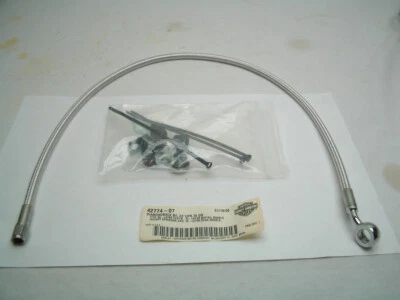 Diamondback Upper 28" Front Brake Line Kit 42774-07 Harley Softail Dyna Models - Image 1 of 3