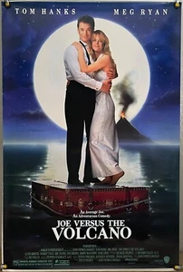 PÓSTER ORIGINAL DE UNA HOJA DE PELÍCULA JOE VERSUS THE VOLCANO DS TOM HANKS 1990 - Imagen 1 de 1