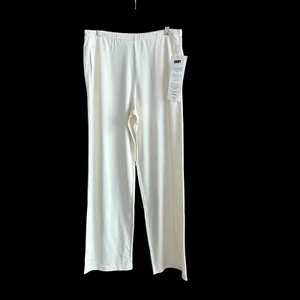 Vintage DKNY Classic Ivory Cream Pull on Pants NWT $87. Size Medium - Picture 1 of 7