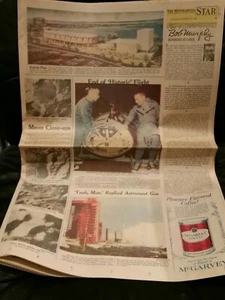 End Of Historic  Flight 1965 The Minnesota  Star One Section Astronauts  - Picture 1 of 6