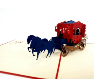 3D Pop Up Greeting Card horse Free Shipping USA seller - Picture 1 of 3