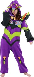 SAZAC Evangelion Kigurumi Fleece Cosplay Costume Halloween One Size Adult Japan - Picture 1 of 11