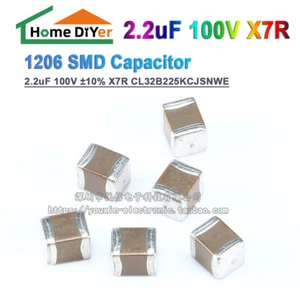 Genuine 1210 SMD Capacitor 2.2uF 100V ±10% X7R CL32B225KCJSNWE - Picture 1 of 4