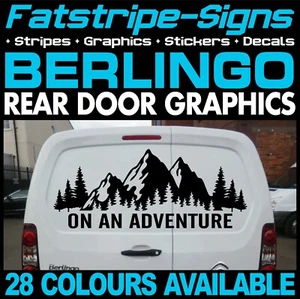 to fit CITROEN BERLINGO ON AN ADVENTURE CAMPER VAN STICKERS GRAPHICS DECALS - Picture 1 of 2