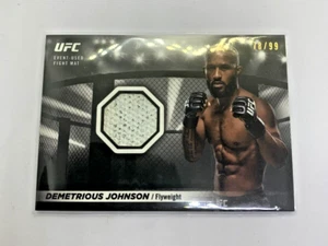 UFC 2018 "DEMETRIOUS JOHNSON" Fight Used Relic 78/99 Topps Patch - Picture 1 of 2