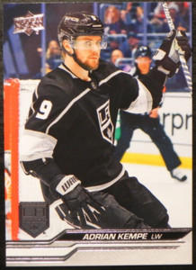 2023-24 23/24 Upper Deck Series 1 #83 Adrian Kempe Los Angeles Kings