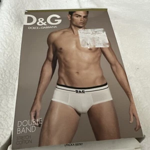 Dolce & Gabbana Brando Brief Black/white Men's Size XS - Picture 1 of 8