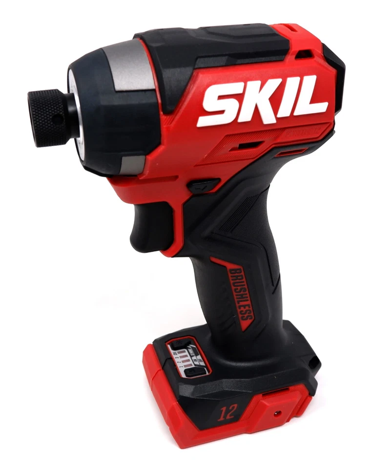SKIL PWRCORE ID6744A-00 12-VOLT 12V CORDLESS BRUSHLESS 1/4" IMPACT DRIVER - NEW! - Image 1 of 1
