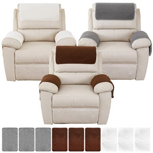 3Pcs Sofa Headrest Cover Soft Polyester Recliner Headrest Protector Wear qiEQU+ - Picture 1 of 21