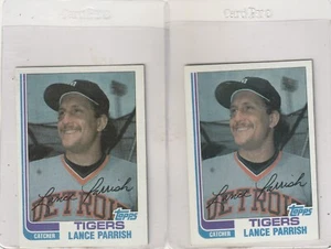 2- 1982 TOPPS LANCE PARRISH NM/MT INV 7,785 - Picture 1 of 1