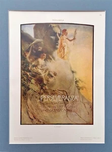 FOTO LITOGRAFIA MODELLI D ARTE DECORATIVA GIUSEPPE PALANTI PERSEVERANZA - Imagen 1 de 3