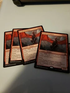 4 x Tyrant of Valakut Red Rare Oath of the Gatewatch mtg Magic - Bild 1 von 1