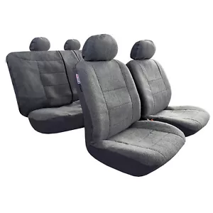 Sheepskin Like Seat Covers, Cool Grey Imitation Lambswool, For Toyota Kluger - Picture 1 of 1
