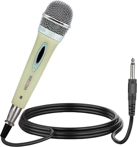 Karaoke Microphone Dynamic Vocal Handheld Mic Cardioid Unidirectional Microfono - Picture 1 of 9